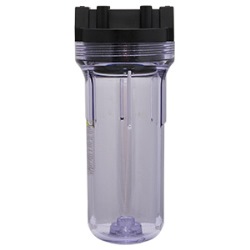 Pentek 150436 10in Standard Black/Clear Filter Housing
