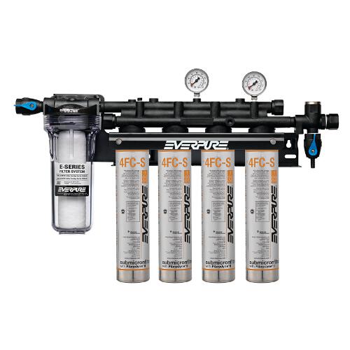 Everpure Insurice 4FC-S EV9327-44 Quad Prefilter System