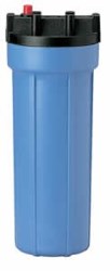 Pentek 158195 Slim Line 10 inch Blue/Black Housing with PR