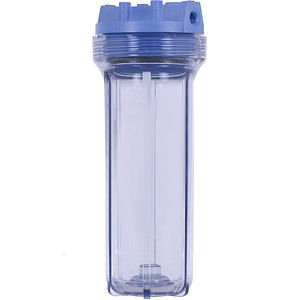 Pentek 158215 Slim Line 10 inch Clear/Blue Housing without PR
