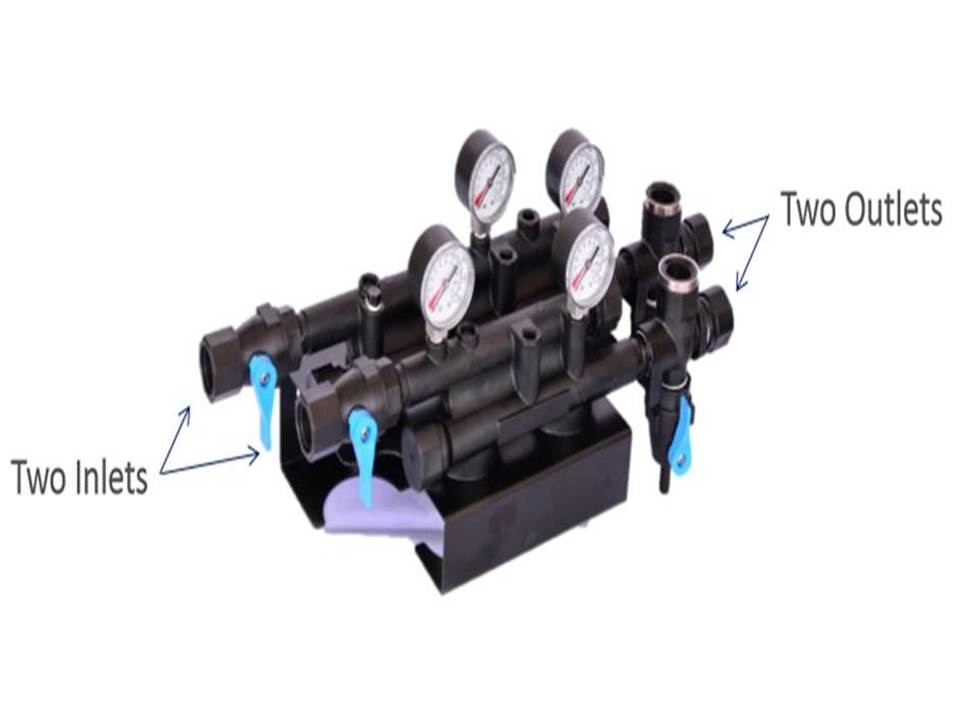 Everpure EV9278-91 Dual Inlet-Outlet Manifold