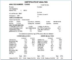 Everpure DEV980015 Standard Foodservice & Organics Analysis
